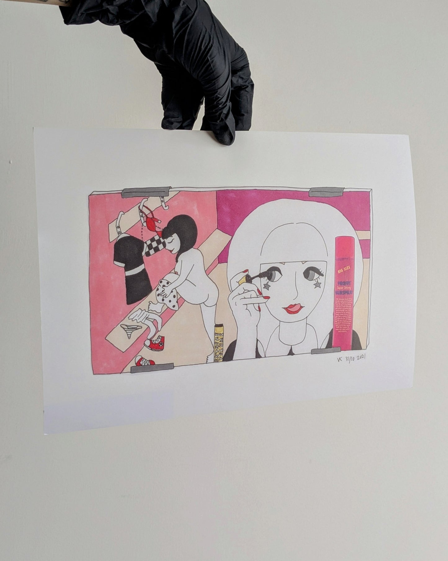 'Looker room' - A4 - Venni Kaarto - Art print