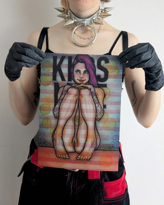 'Kiss me' - A4 - George Shmeykal - Art print