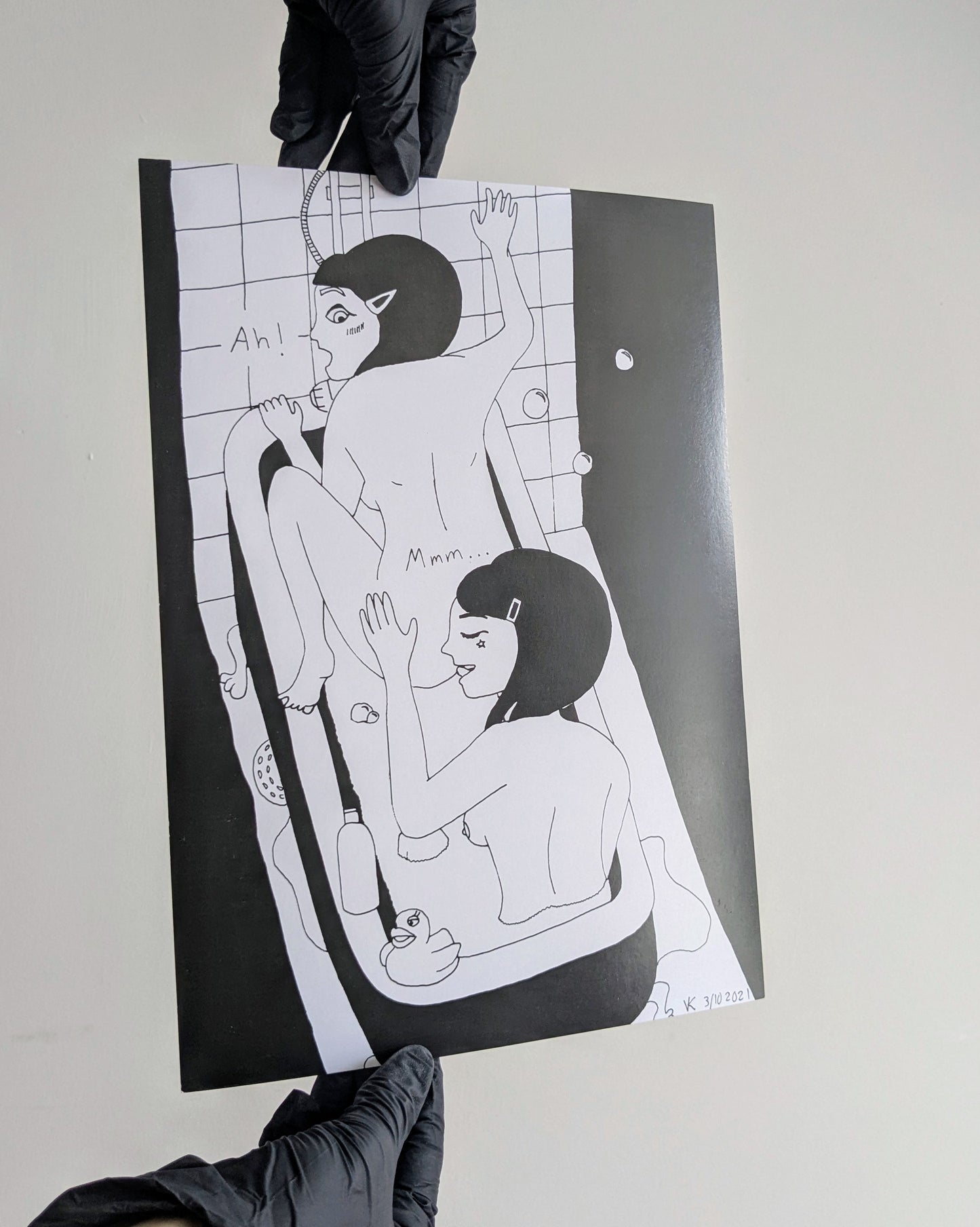 'Squeaky Clean' - A4 - Venni Kaarto - Art print