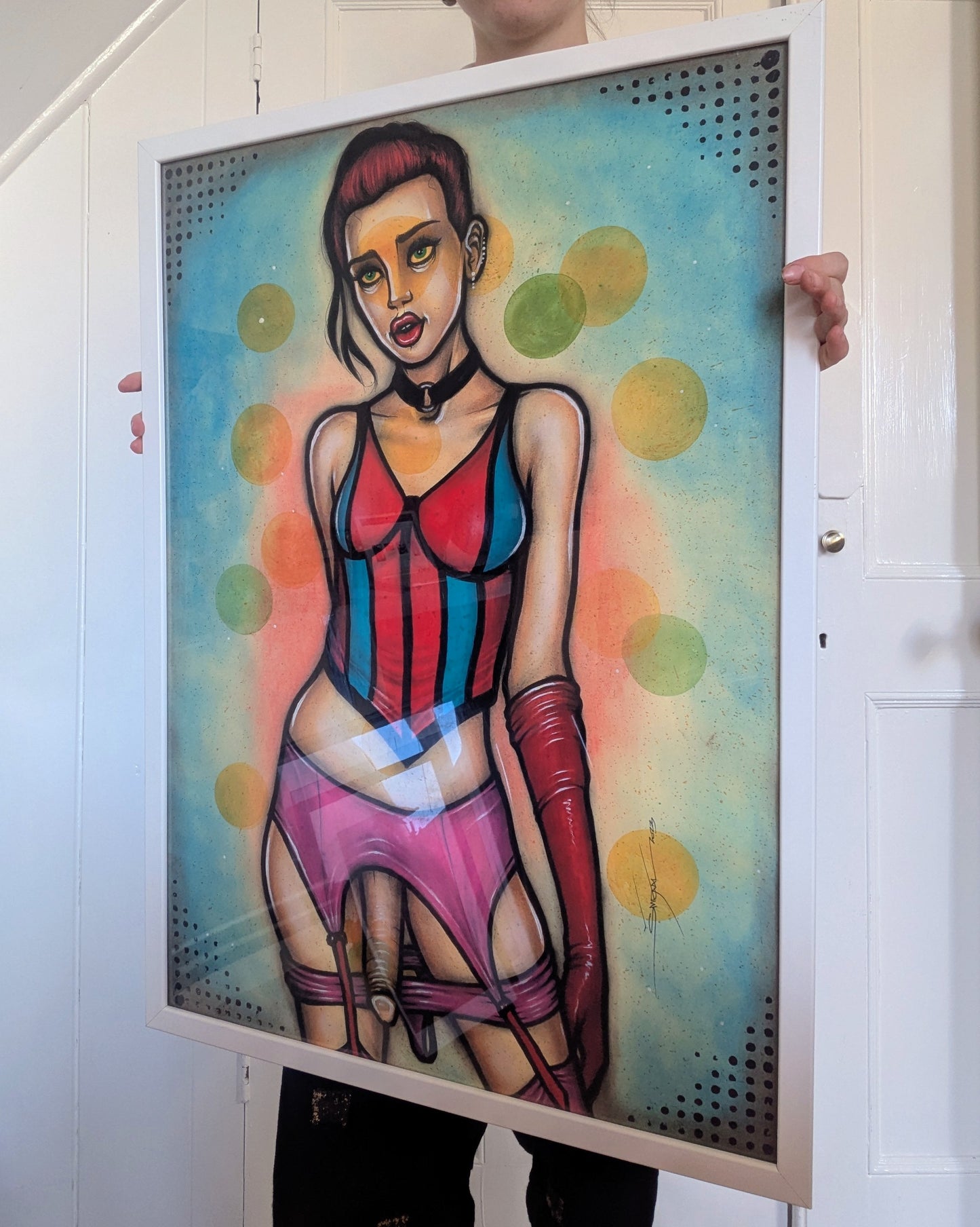 George Shmeykal - Venus - Artwork framed original painting