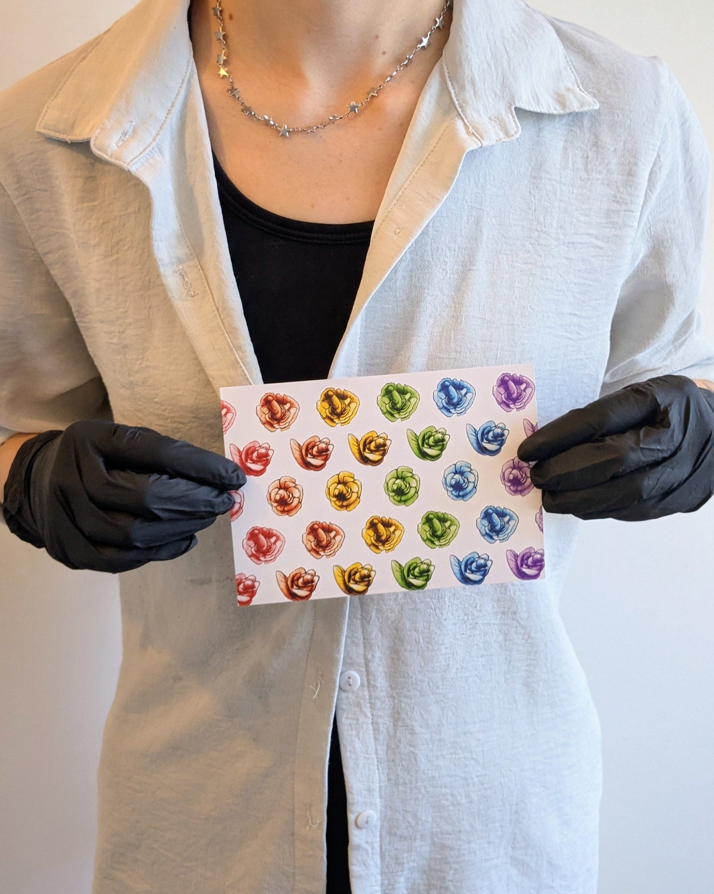 'Dick flower rainbow' - A6 - Ben Ireland - Art print