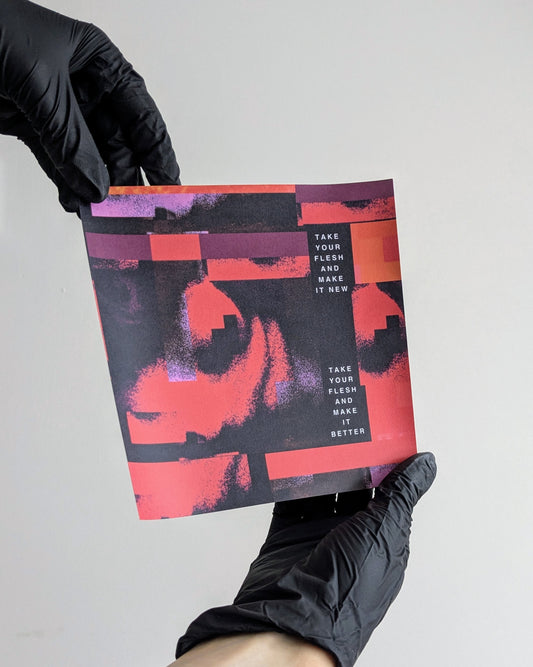 'Take your flesh' - 148mm×148mm - Amber Winter - Art print