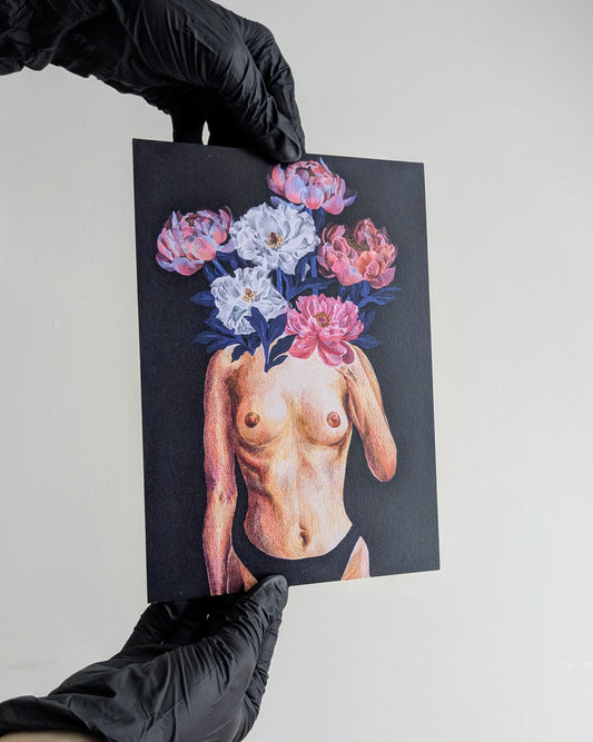 'Outta my head' - A5 - Anya Lyubareva - Art print