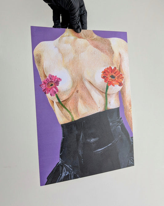 'Gentle Censure' - A4 - Anya Lyubareva - Art print