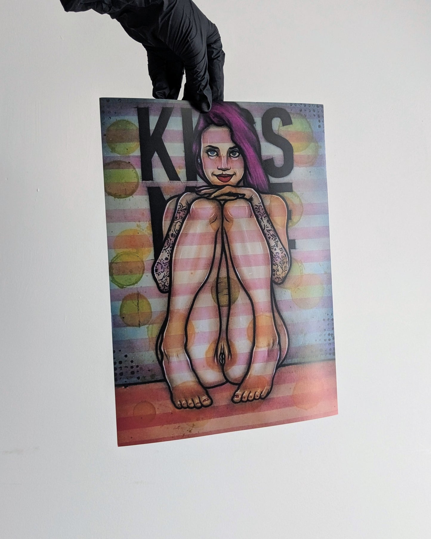 'Kiss me' - A4 - George Shmeykal - Art print