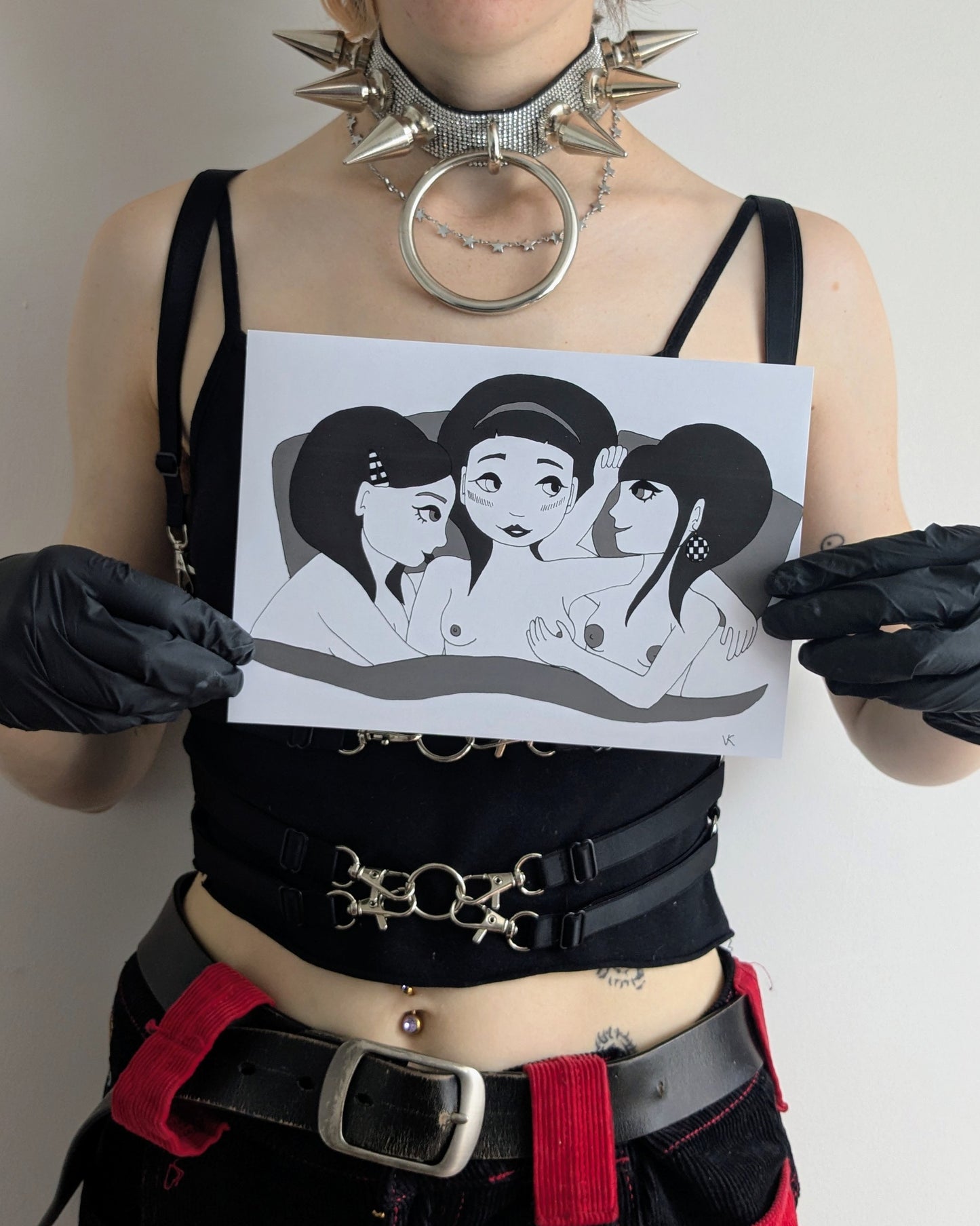 'Liebe zu dritt' - A5 - Venni Kaarto - Art print