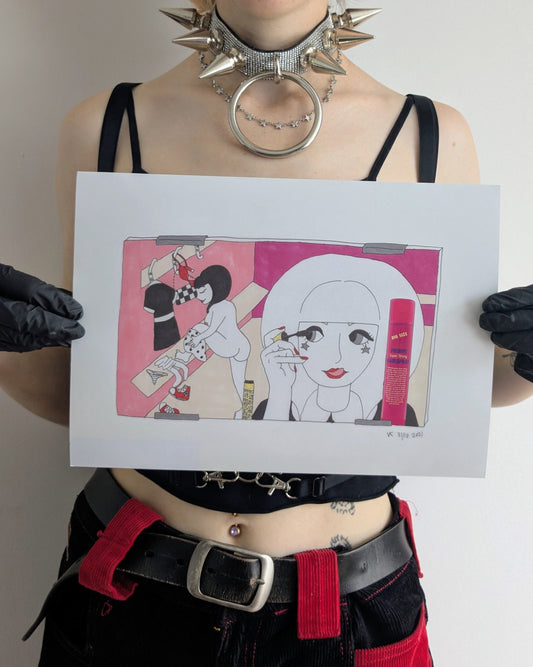 'Looker room' - A4 - Venni Kaarto - Art print