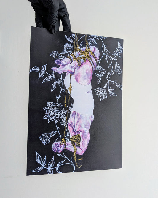 'Floating in a vacuum' - A4 - Anya Lyubareva - Art print