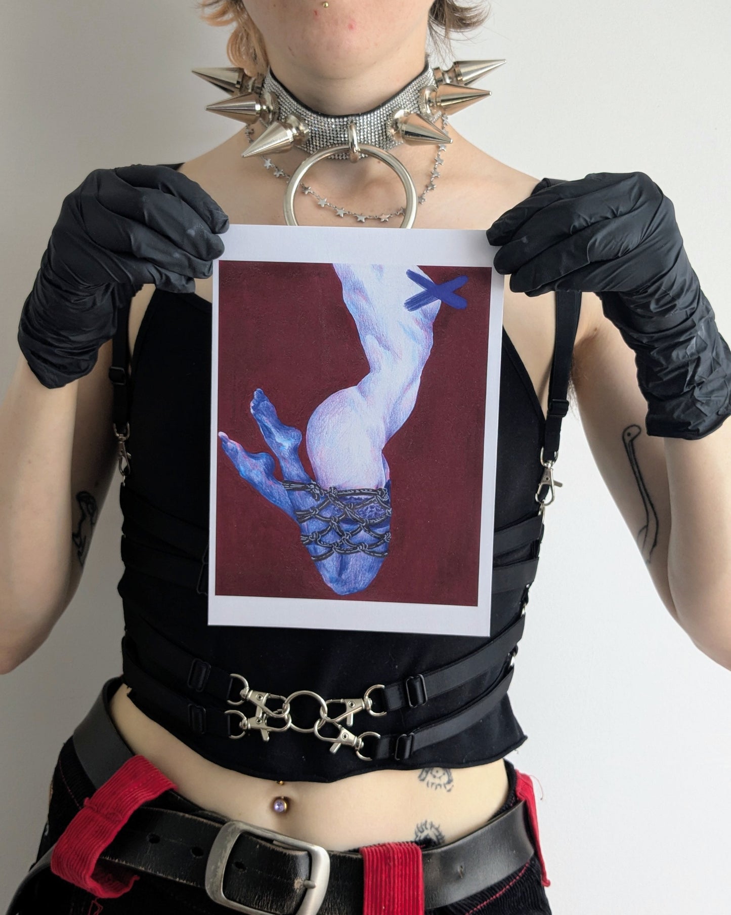 'Suspended blues' - A5 - Anya Lyubareva - Art print